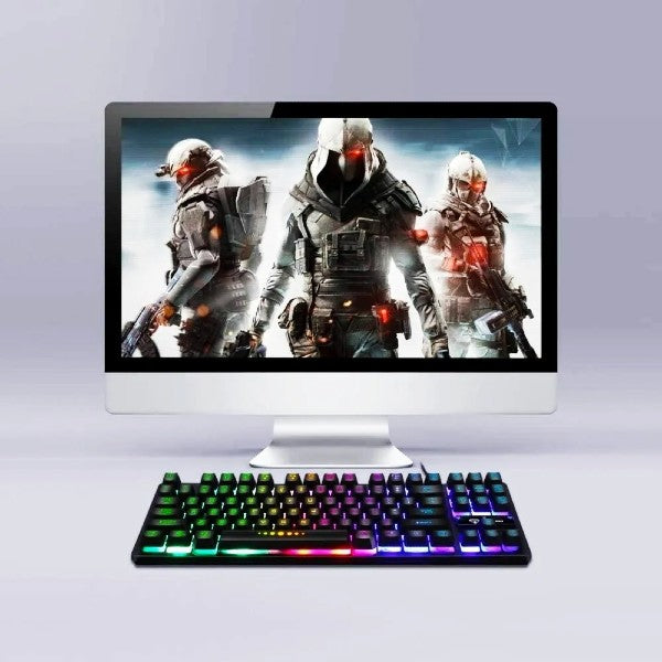 Teclado Gamer RGB - Semi Mecânico