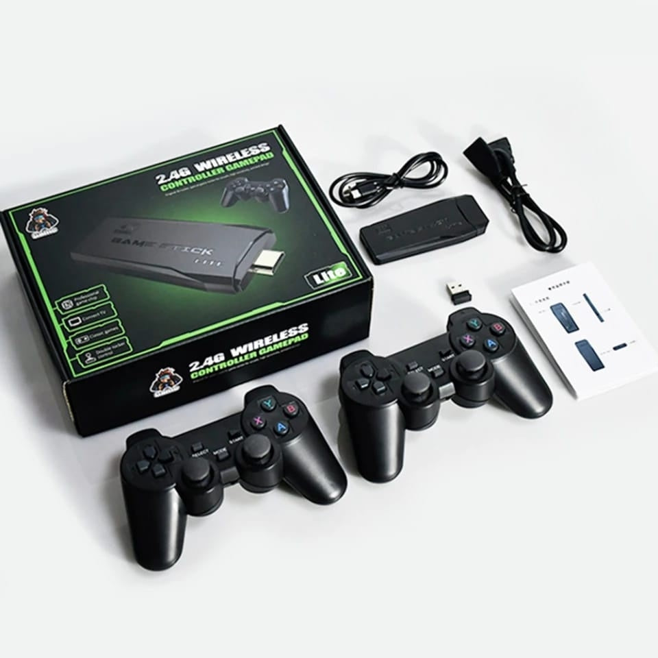 Game Stick Retrô 10 Mil Jogos + 2 Comandos