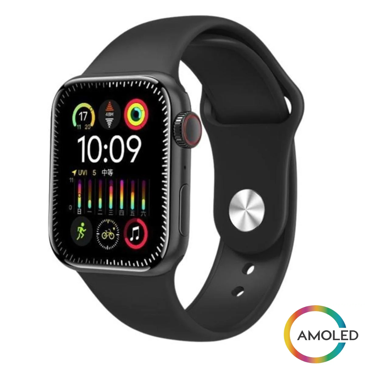 Mini 41mm Preto - AMOLED