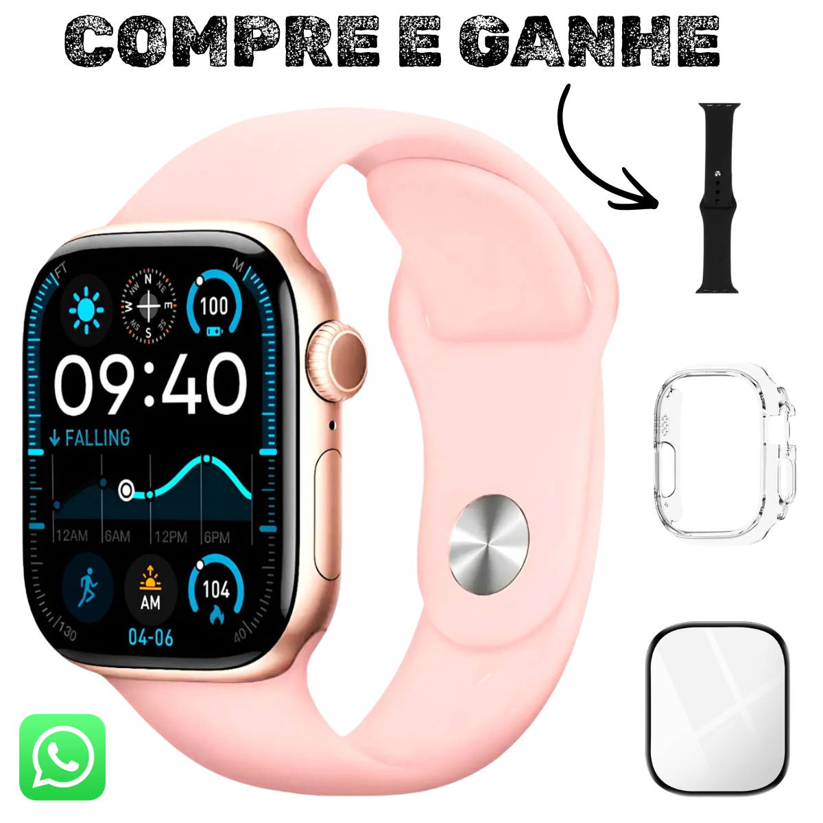 Watch 11 Mini 42mm Rosê Gold 2026 WhatsApp