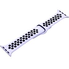 Pulseira Branca Estilo Nike em silicone
