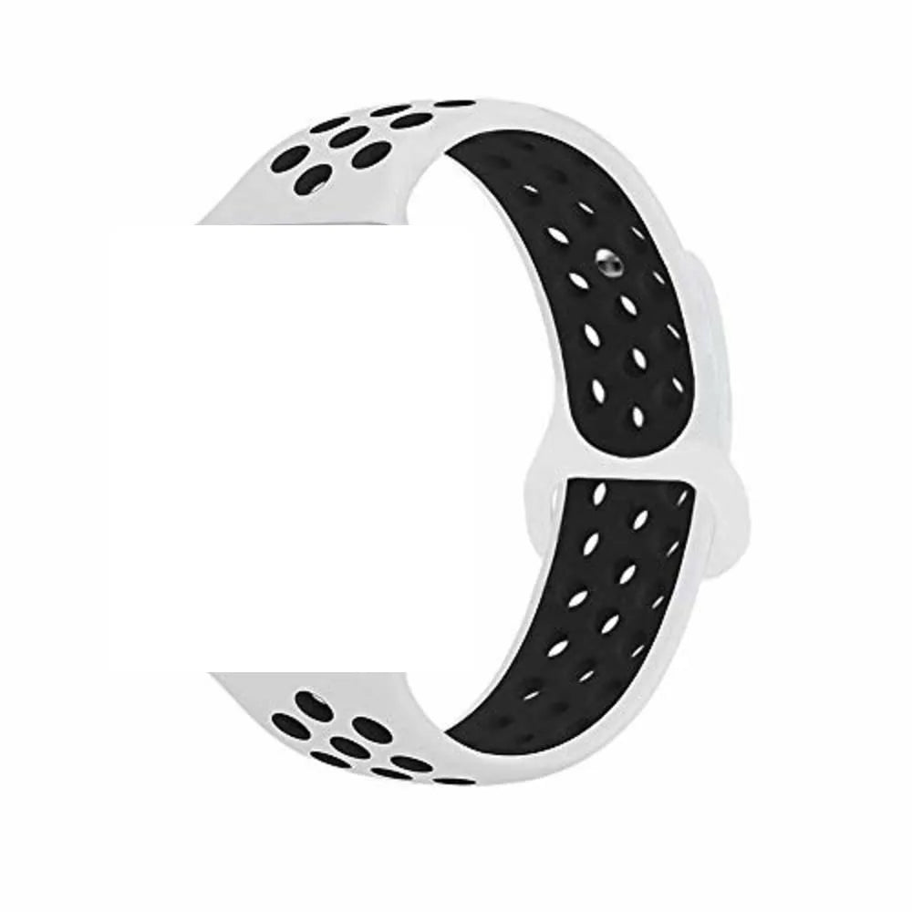 Pulseira Branca Estilo Nike em silicone